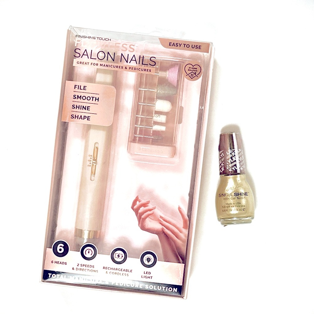 Finishing Touch Flawless Salon Nails & Sinful Shine with Gel Tech | all NEW! |
